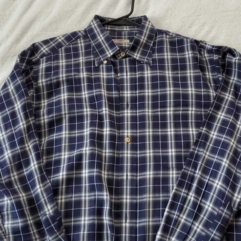 Burberry London Button Down Large Shirt